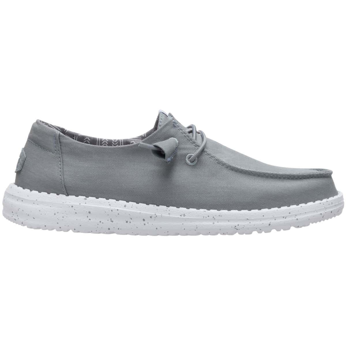 HEYDUDE Women Wendy Stretch Canvas, White, 9