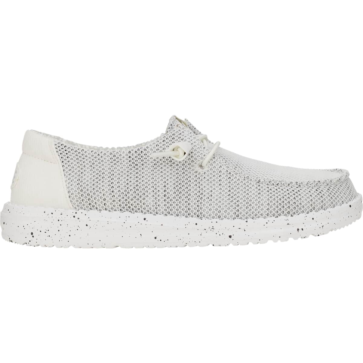 HEYDUDE Wendy Stretch Sox Wide, Light Grey, 8