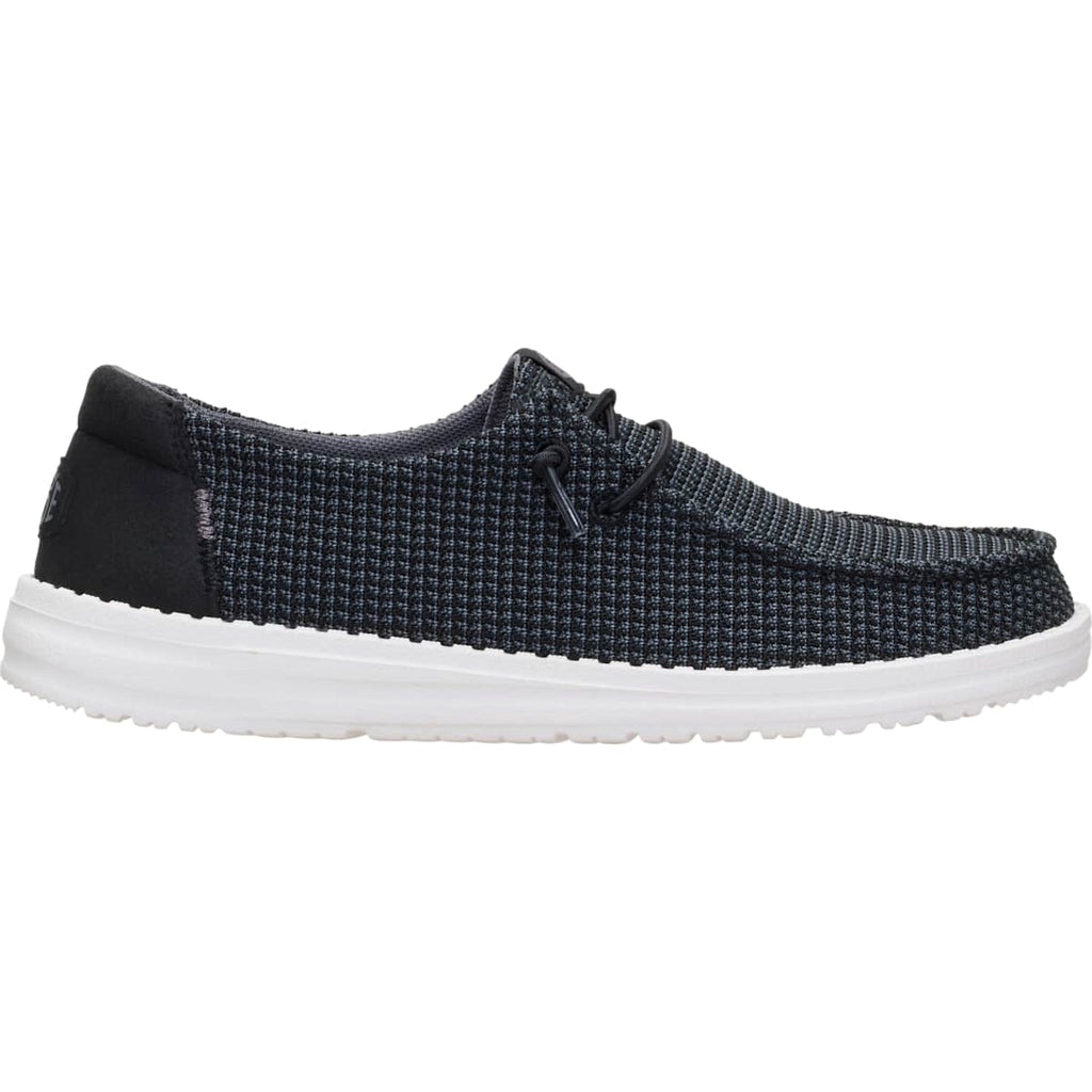 HEYDUDE Women Wendy Mesh Black/White, Black/White