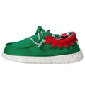 Hey Dude Wally Holiday Elf Green / Red 42147-3XX Toddler Size 6