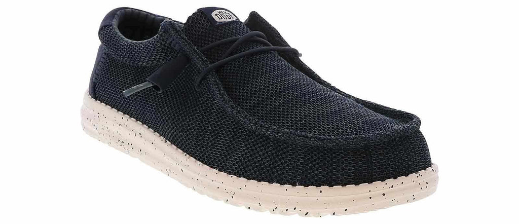 Hey Dude Wally Stretch Sox, Men’s Shoes, Men's Slip-on Loafers, Comfortable Light-Weight