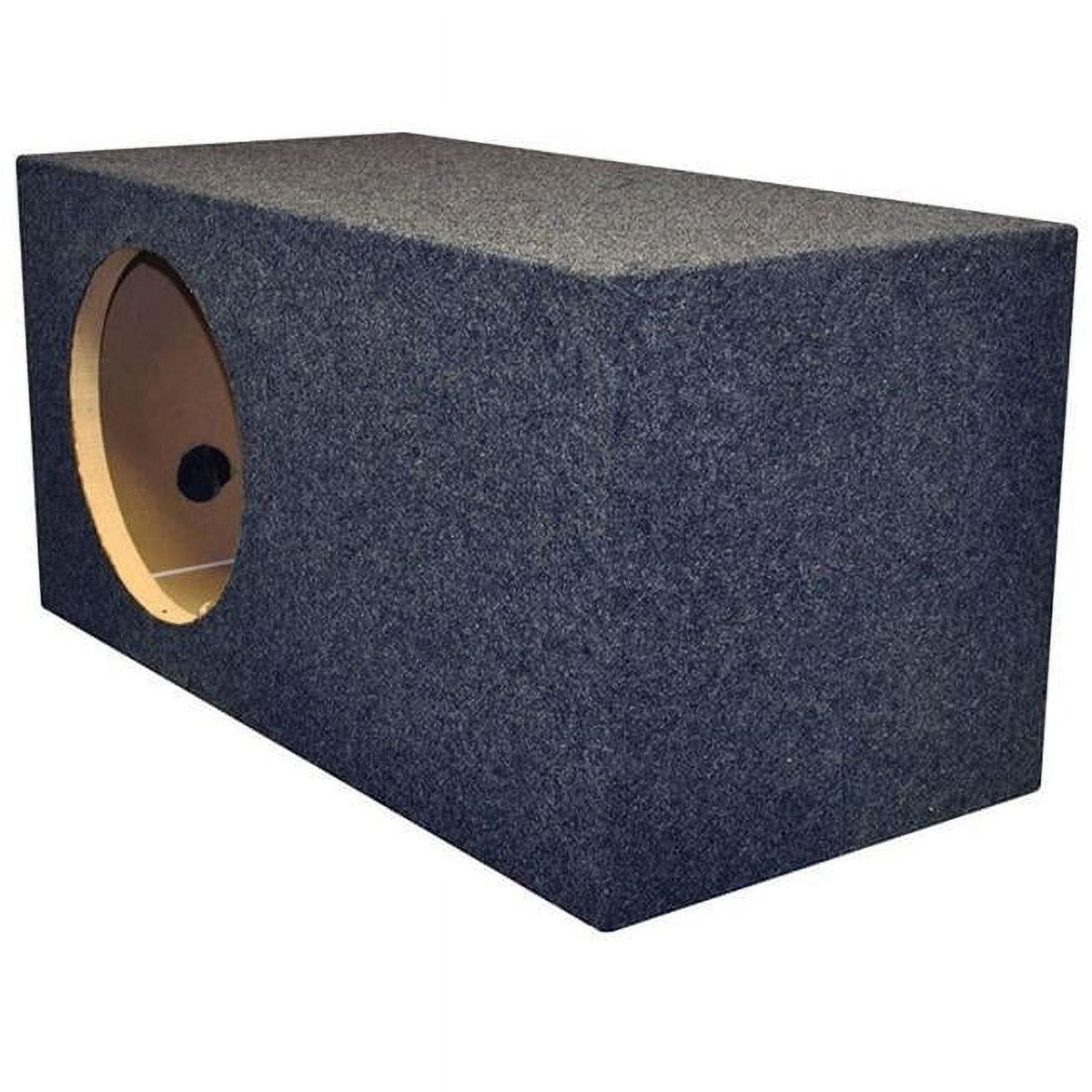 Hi-Tec Single Side Ported SPL Xtra Large Empty Woofer Box Loudspeaker Cabinets, Black, 15", 51 lb