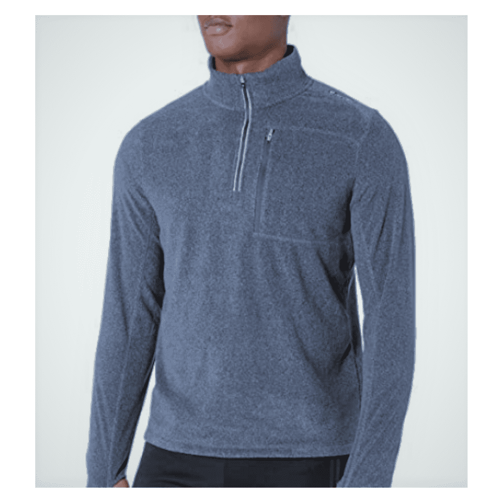 Hi-Tec Thermo Men's Fleece 1/2 Zip Pullover Sweater,BLUE PAINT ,(Sz :XL)