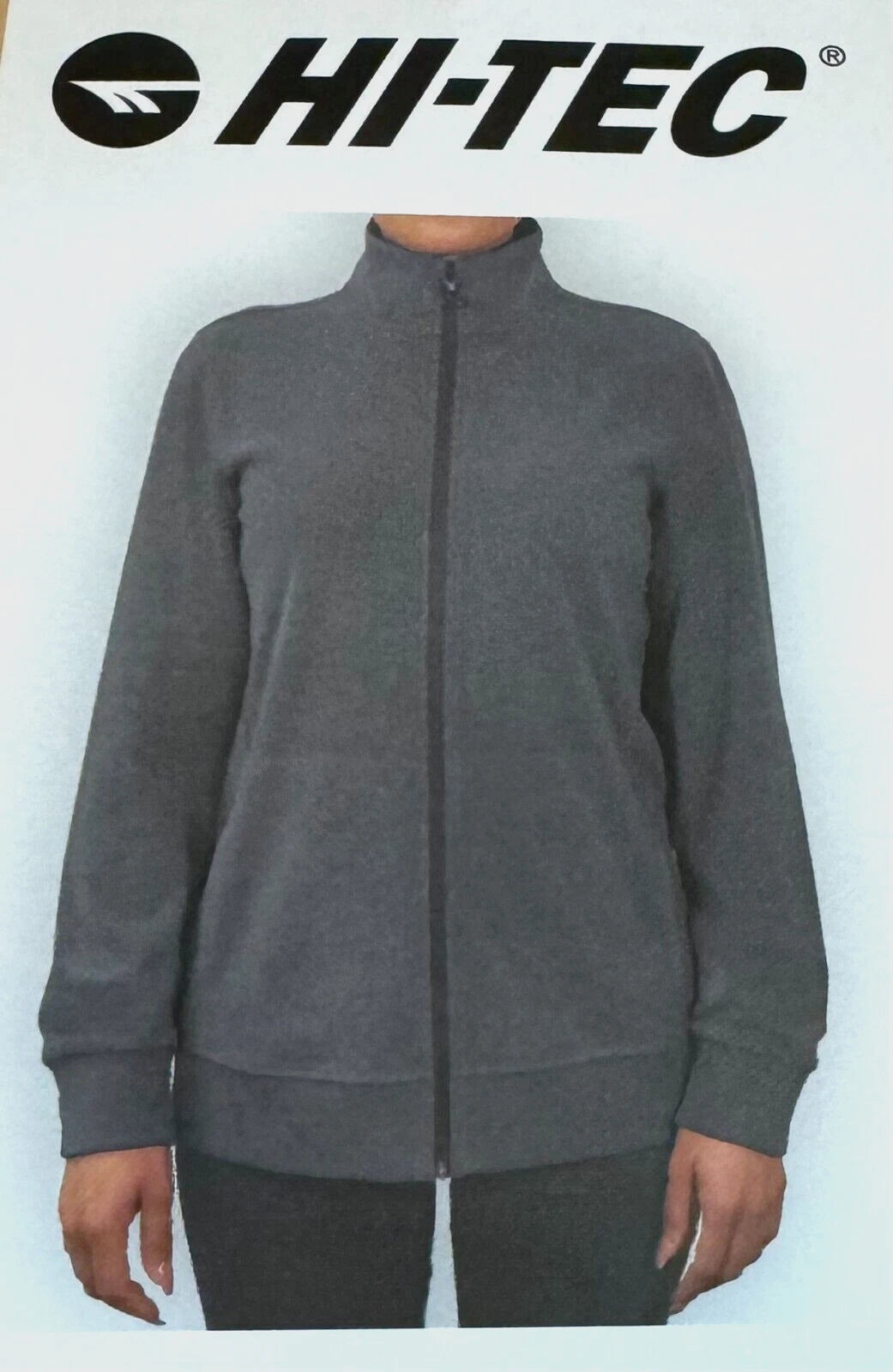 Hi-Tec Women's Super Cozy Full Zip Tech Fleece Gray Size Medium