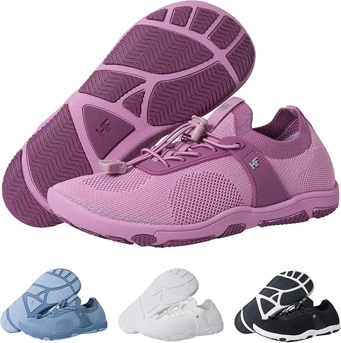 Hike Footwear Theora Pro Barefoot Shoes - Wide Toe Box, Breathable Lightweight Ergonomic Shoes for Walking & Hiking, Non-Slip Durable Sole, Zero Drop for Women and Men