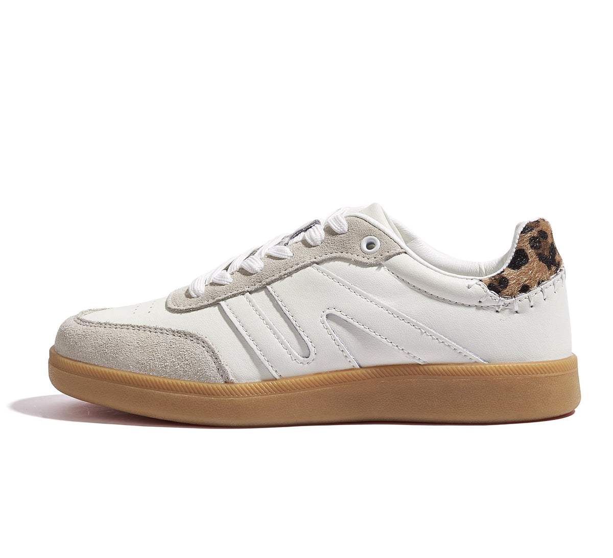 LUCKY STEP Womens Classic Retro Gum Sole Fashion Sneakers Anti Slip Casual Shoes,Dark Brown