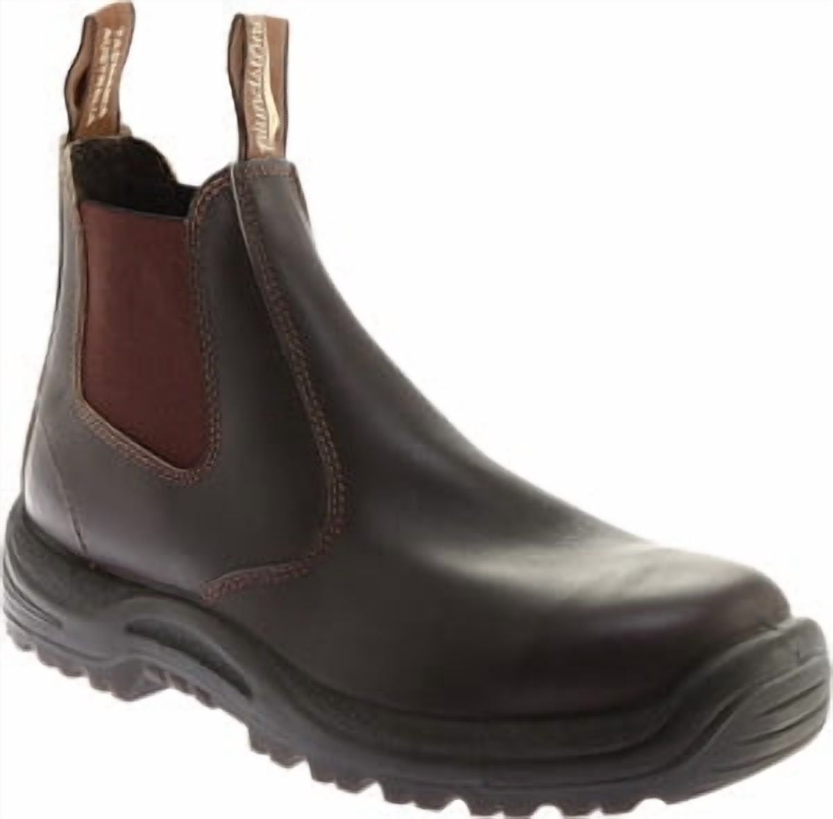 Mens Leather Pull On Dress Boots