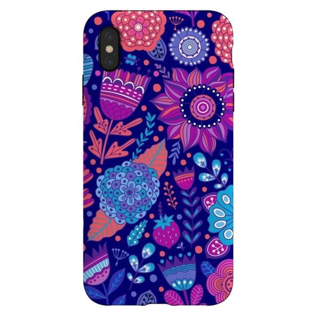 Spring in Purple & Blue Case for iPhone XS Max