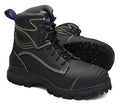 Blundstone Steel Toe Lace Up, Water & Puncture Resistant, Black,US size 11