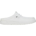 HEYDUDE Men Wally Slip Stretch Sox, White, 12