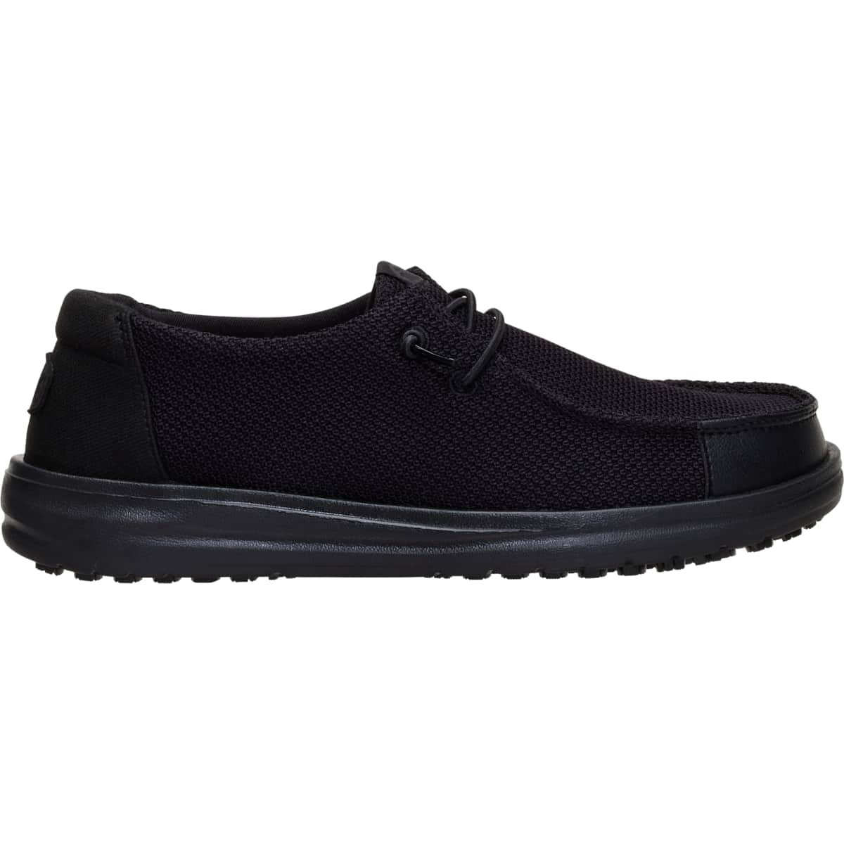 HEYDUDE Women Wendy Work CE Slip Resistant, Black, 8