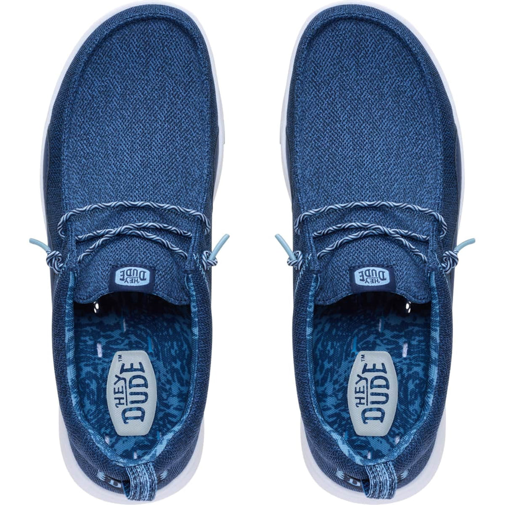 HEYDUDE Men HEYDUDE Mens Wally Hey2O Mesh, Monument Grey/Dawn Blue, 11, Monument Grey/Dawn Blue, 11