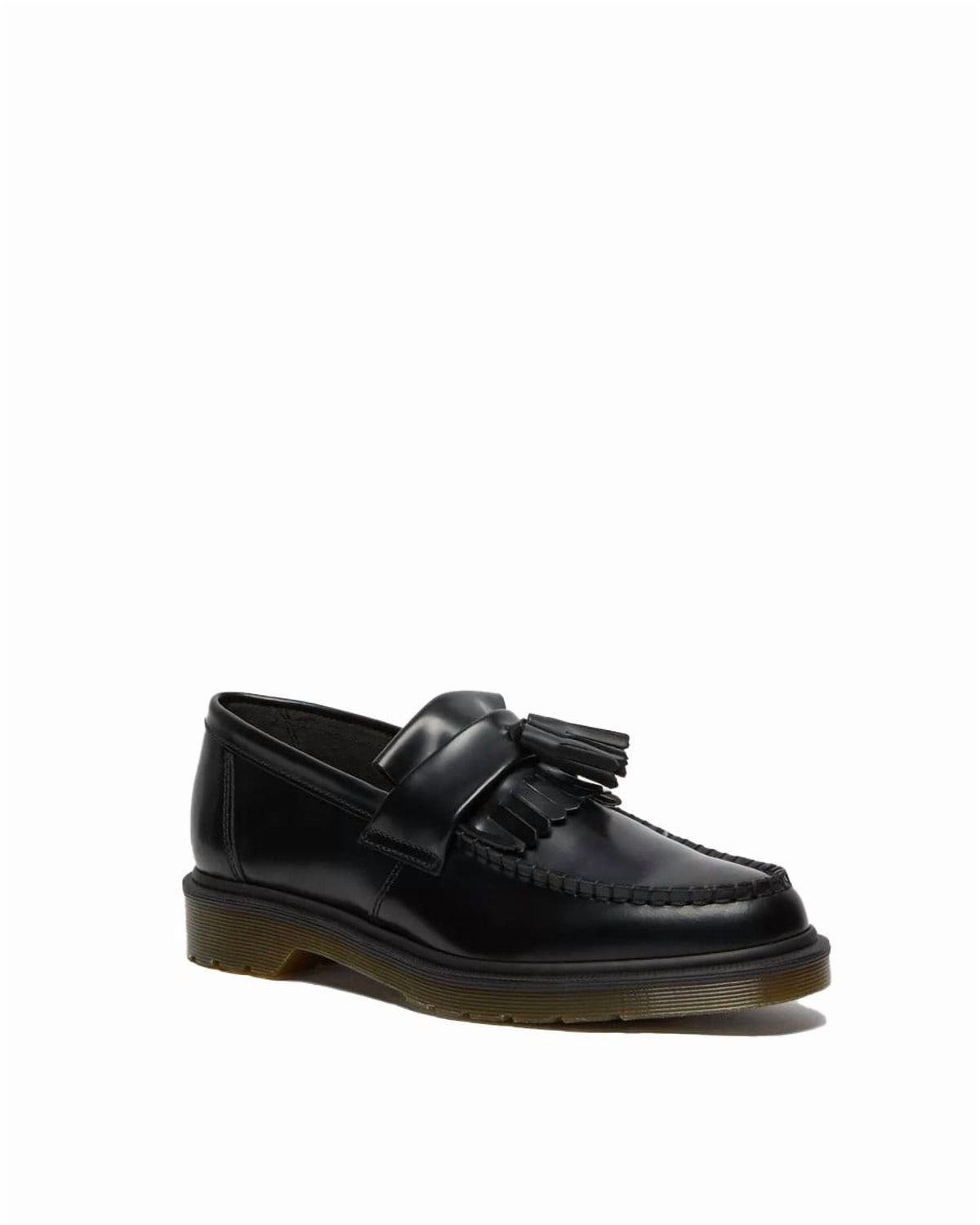 Dr. Martens Adrian Black Polished Smooth Moccasin Black (Women's)