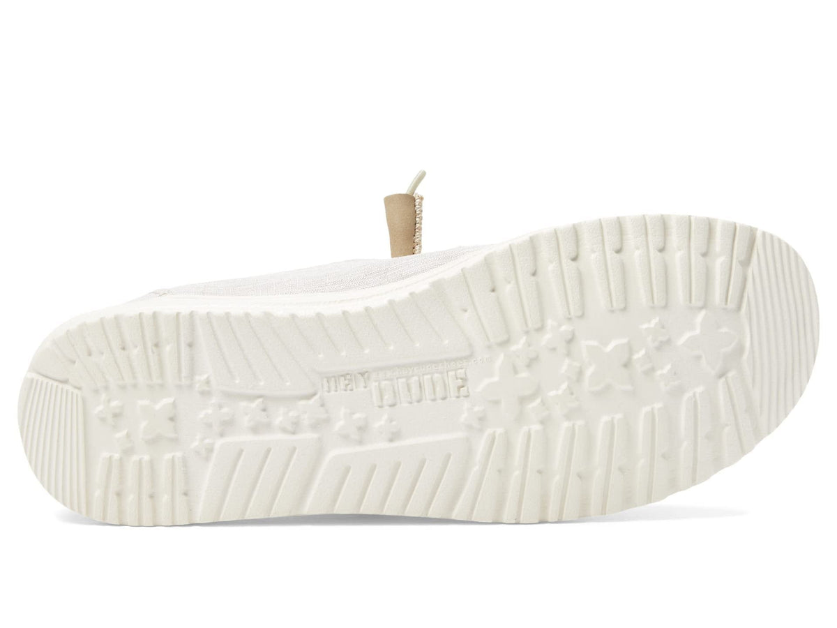 Hey Dude Womens Wendy Boho Lifestyle Canvas Slip-On Sneakers