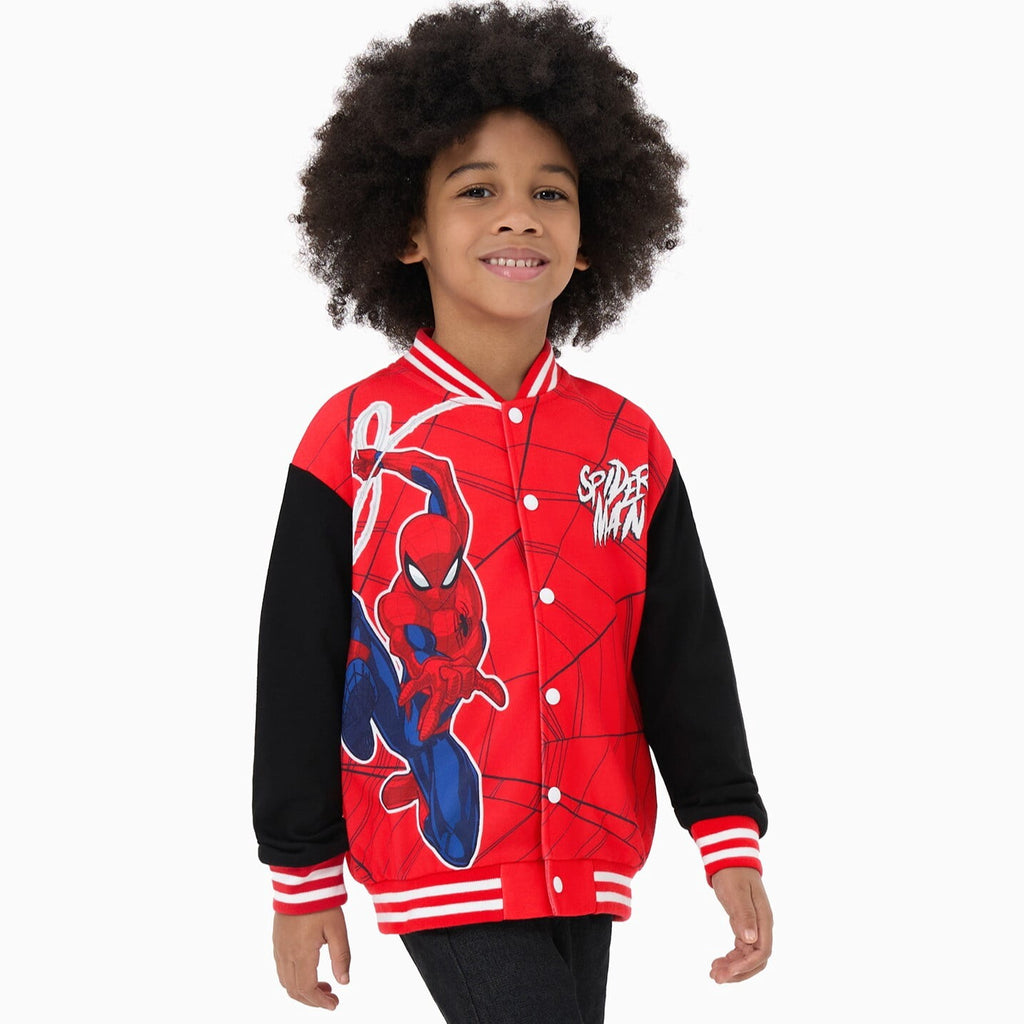 Disney Girls Bomber Jacket Minnie Mouse Colorblock Varsity Lightweight Sweatshirts Gift Fall Spring Sizes 3-10