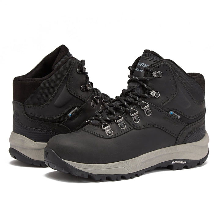 HI-TEC Men's Altitude VI I Waterproof Hiking Boot Black - CH80054M-B