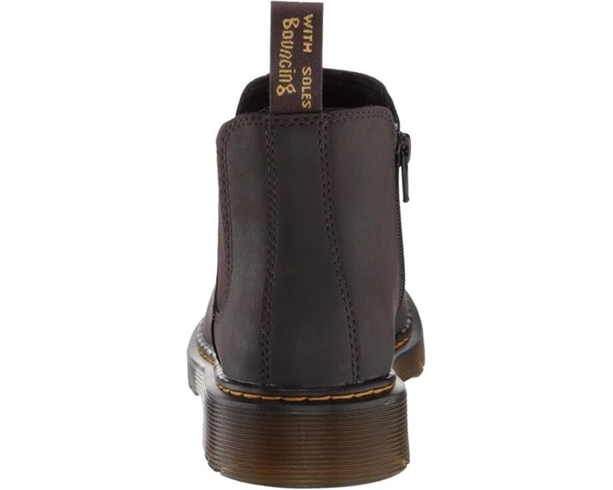 Dr. Martens 2976 Boots Kids US 5 Brown Leather Round Toe Ankle Chelsea ZOGG180