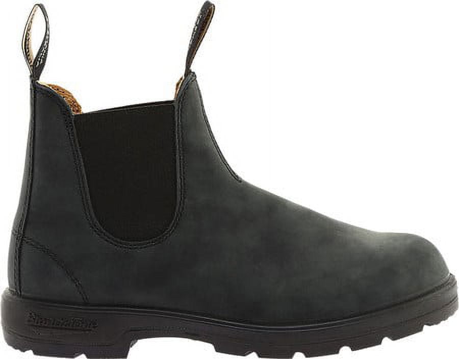 Blundstone Elastic Sided Lined Unisex Shoes Size 4.5, Color: Rustic Black