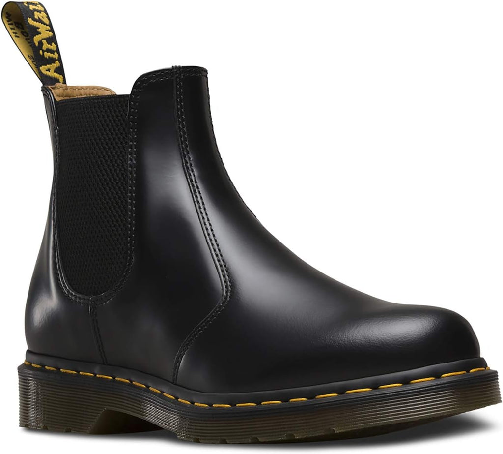 Dr Martens 2976 YS Women's Classic Leather Chelsea Boot in White Size 11