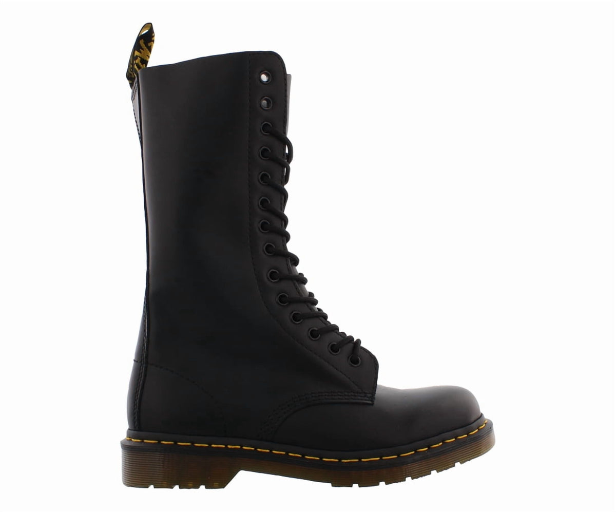 Dr. Martens Unisex 1914 14 Eye Lace Up Genuine Smooth Leather Boots Shoes