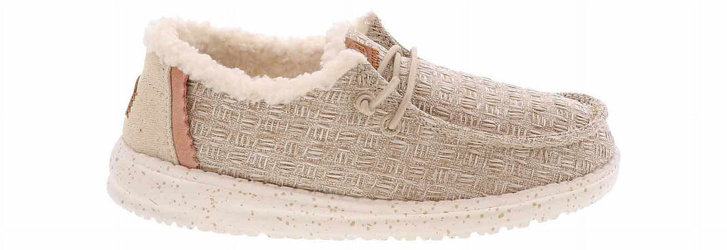 Heydude Wendy Warmth Lined Youth Kids' (11-6) Casual Shoe | 40883-106 Beige