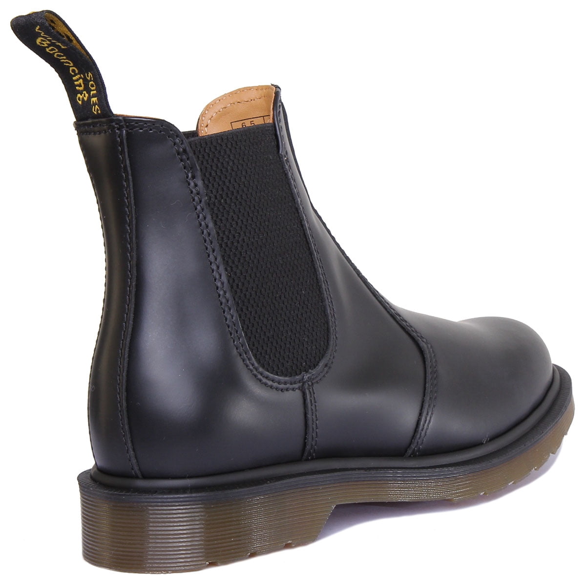 Dr Martens 2976 Unisex Classic Leather Chelsea Boot in Black Size 7.5 M