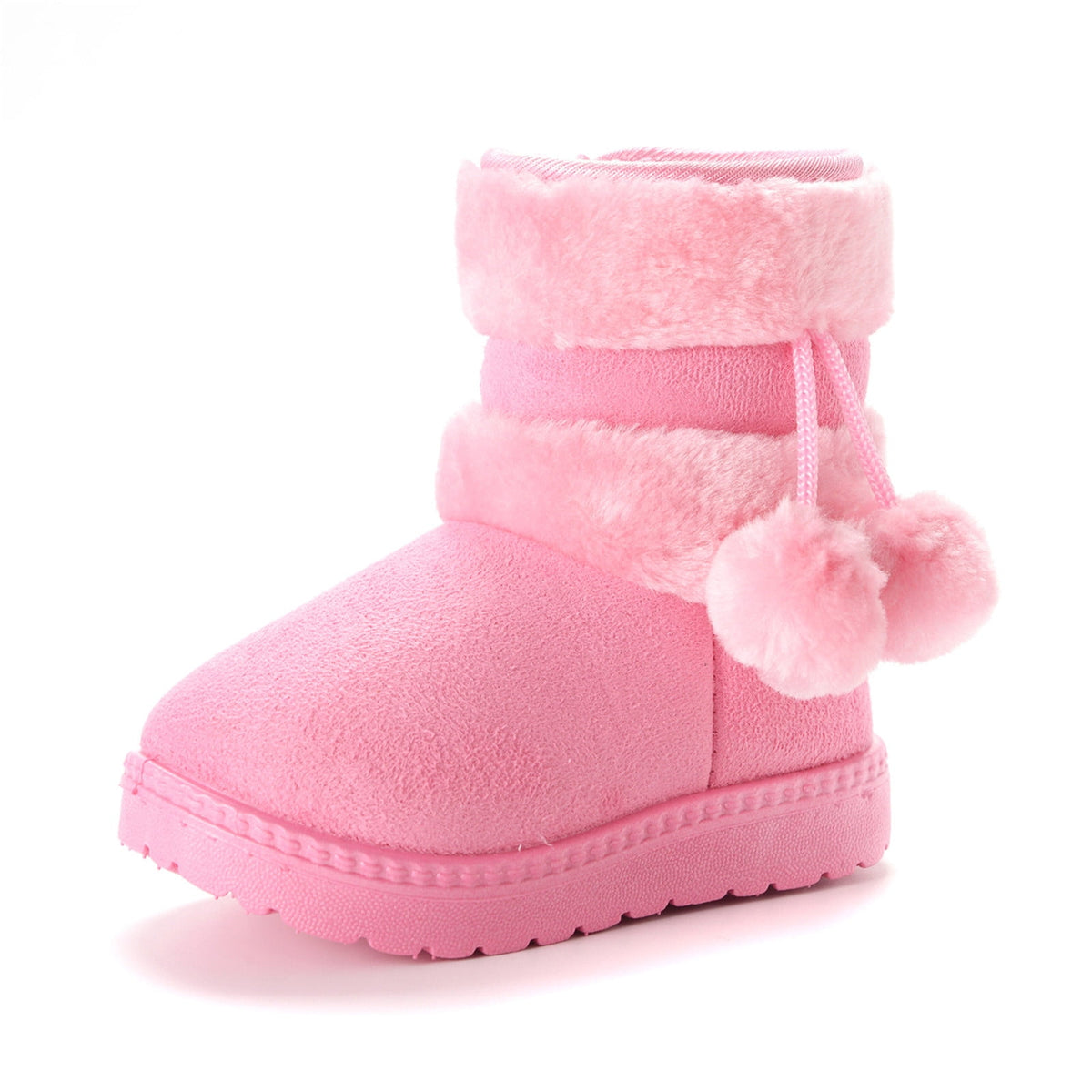 Boots Gift for Girls Girl's Winter Snow Boots Warm Faux Fur Lined Short Fashion Boot(Toddler/Little Kid) Save Big