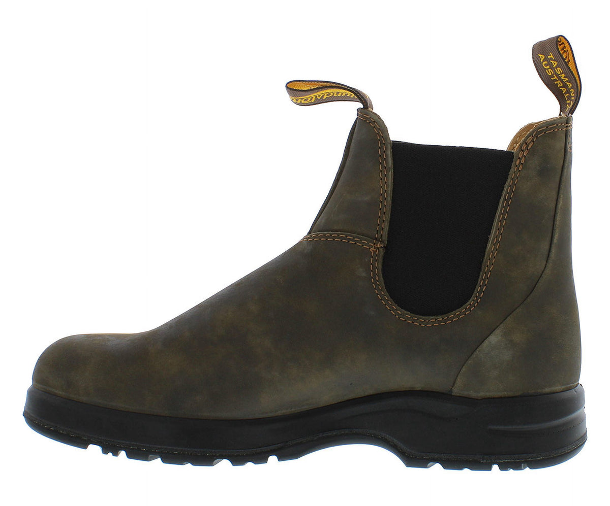 Blundstone 2056 All Terrain Elastic Sided Boot Unisex Shoes Size 4.5, Color: Rustic Brown