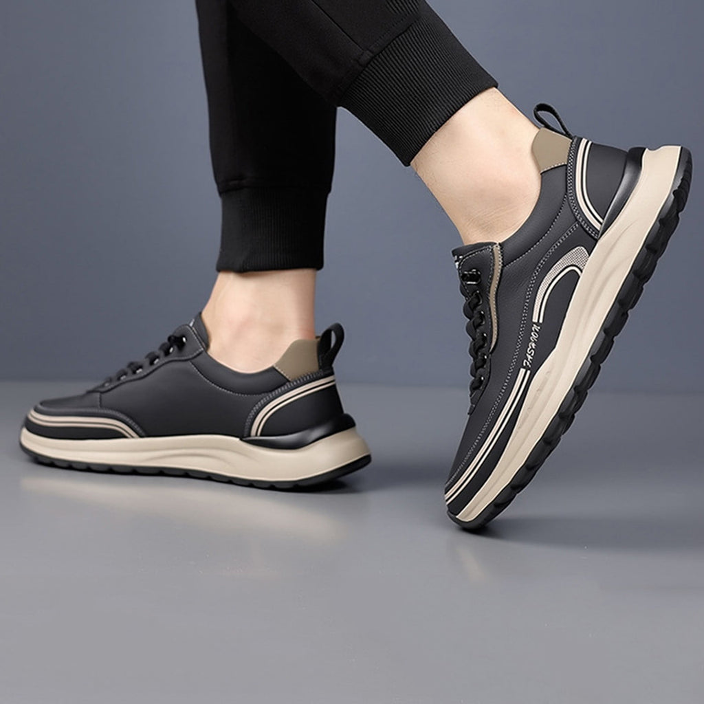EaseDay Men's Walking Shoes Casual Sneakers Lightweight Breathable Lace Up Shoes for Men Comfortable Everyday Running Travel Beach and Outdoor Wear