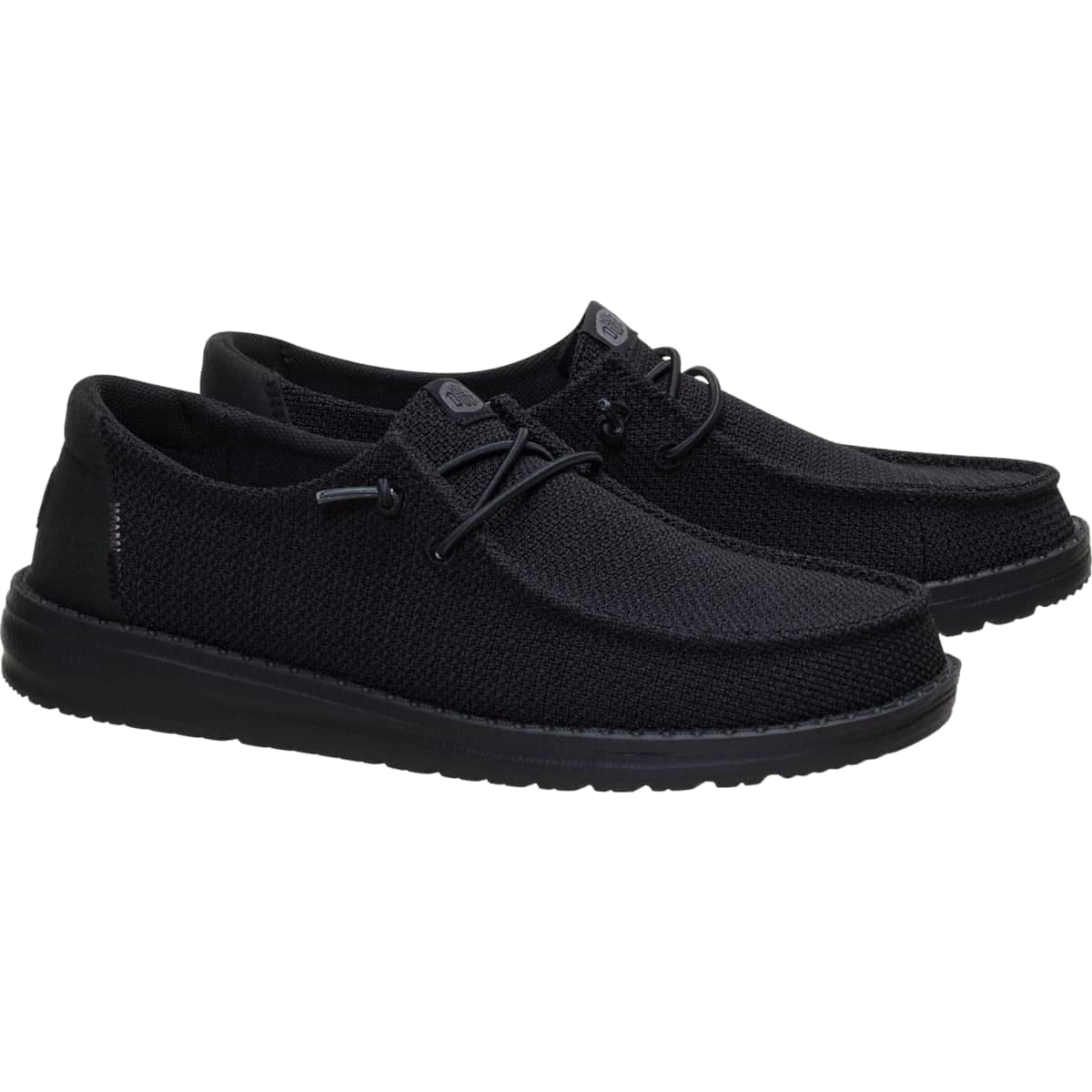 HEYDUDE Women Wendy Mesh Black Mono, Black Mono