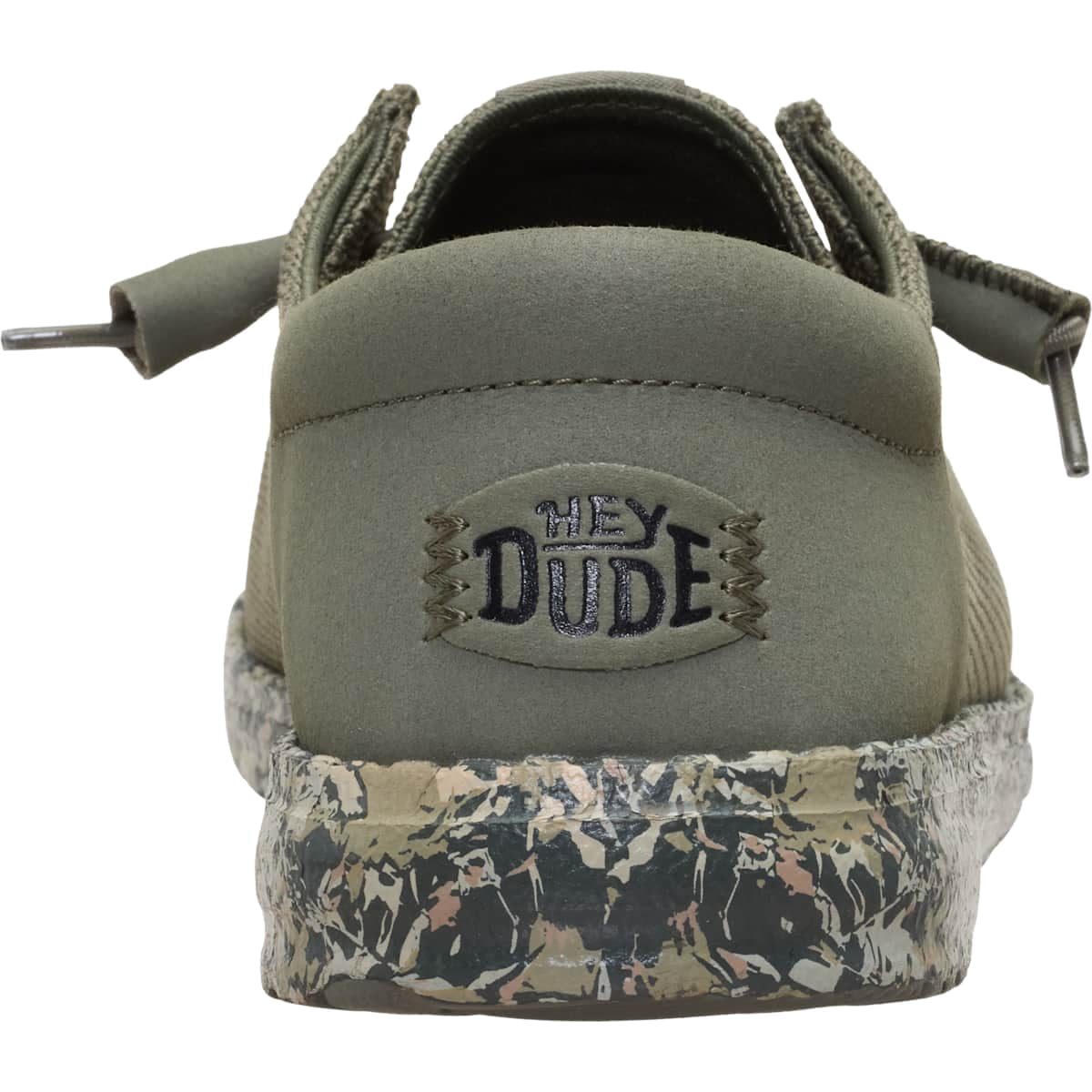 HEYDUDE Wendy Funk Mesh Field Camo, Dark Olive, 9