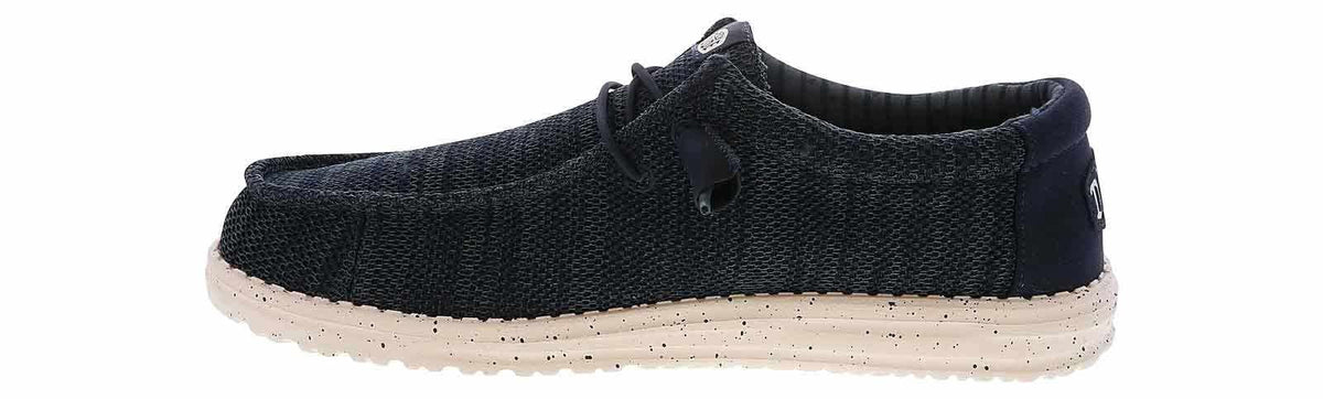 Hey Dude Wally Stretch Sox, Men’s Shoes, Men's Slip-on Loafers, Comfortable Light-Weight