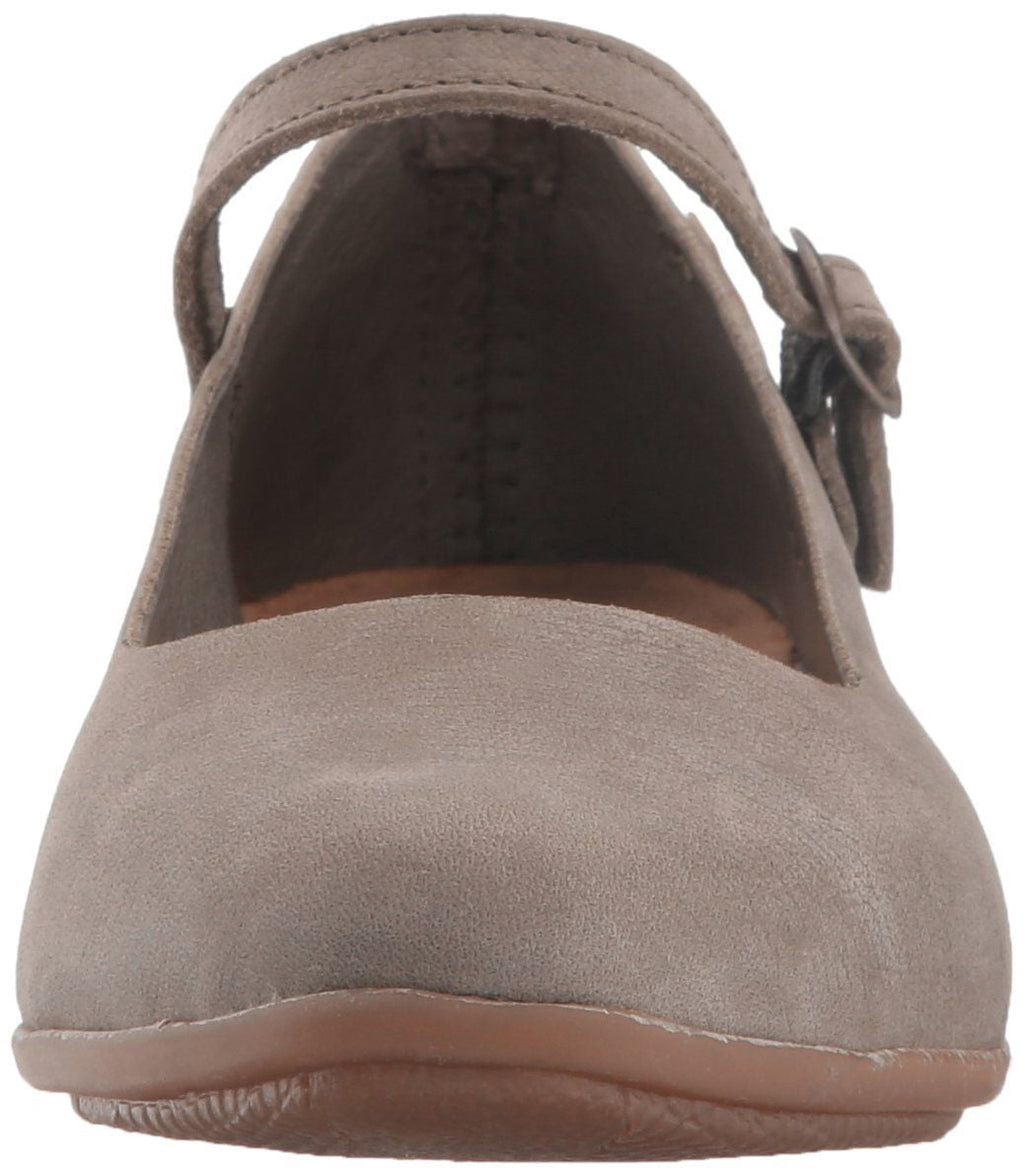 El Naturalista Women's Stella ND58 Mary Jane Flat Shoe Kaki