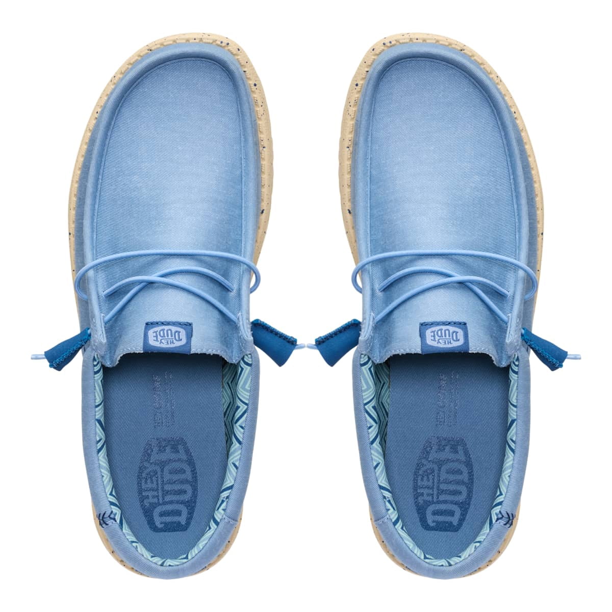 HEYDUDE Men Wally Stretch Canvas, Navy, 7