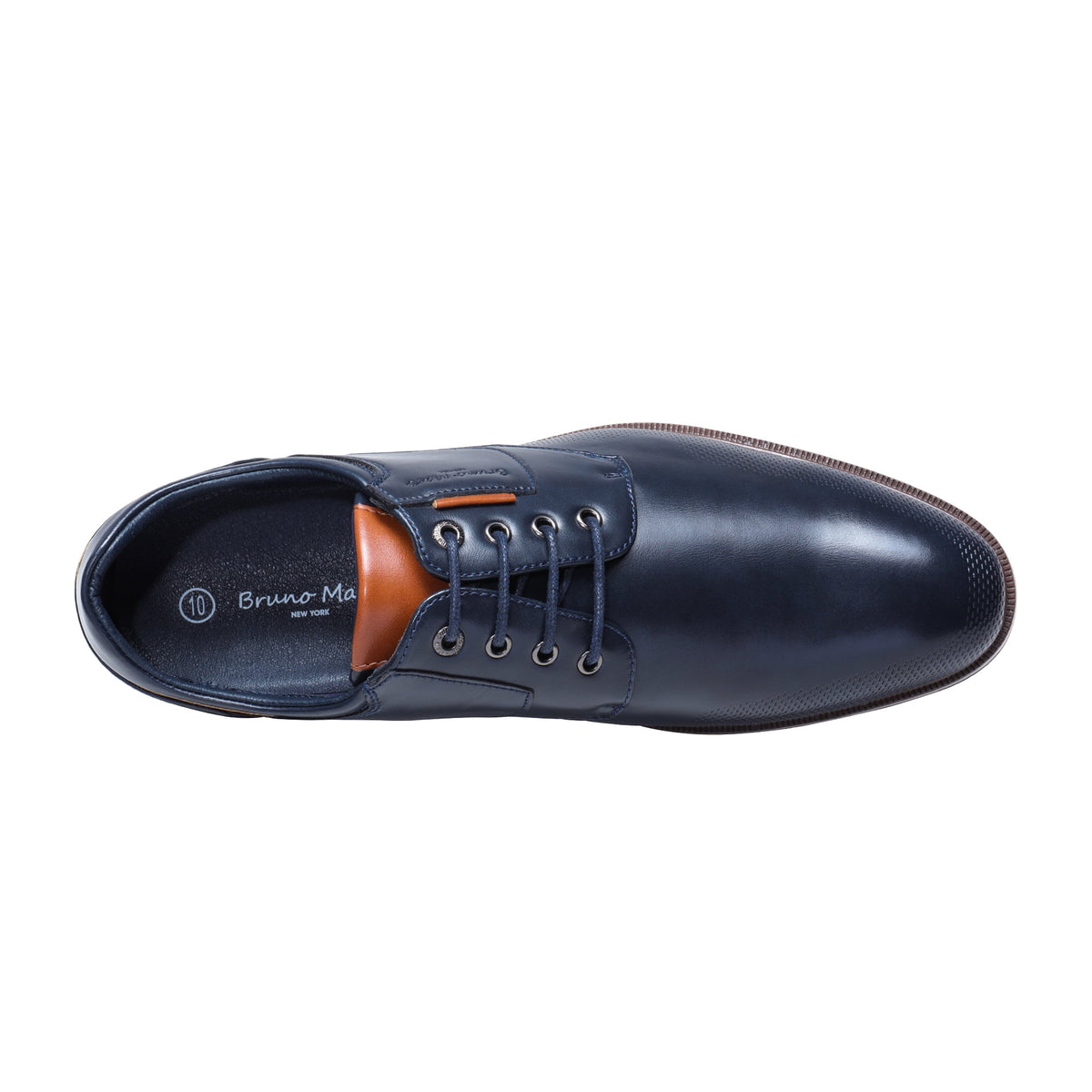 Bruno Marc Mens Casual Shoes Round Toe Classic Lace-up Oxford Shoes Dress Shoes LG19009M BROWN Size 8.5