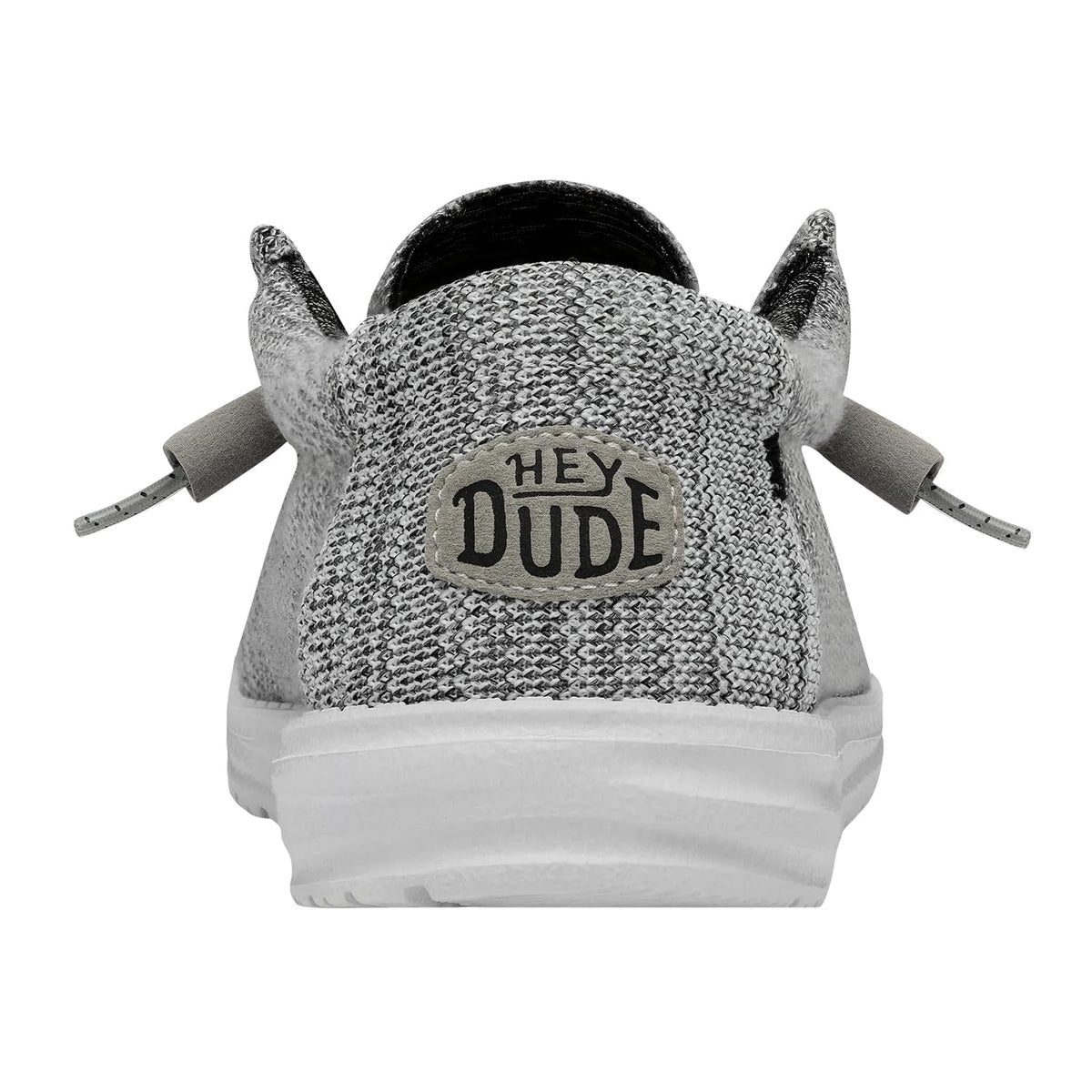 Hey Dude Men's Wally Stretch Mix Granite Size 12