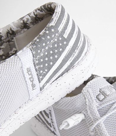 Hey Dude Wally Funk Break Anthem Patriotic Shoes