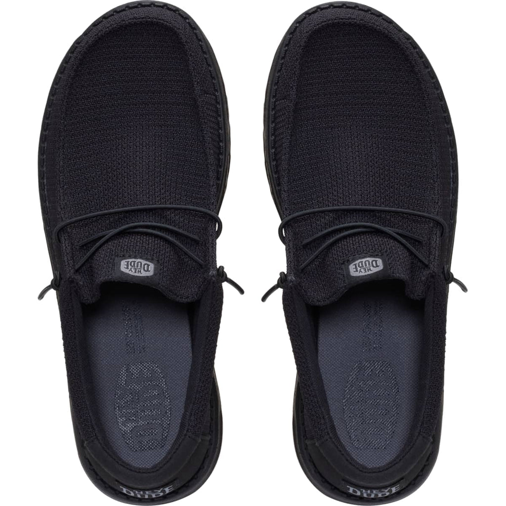 HEYDUDE Men Wally Mesh, Black Mono, 11