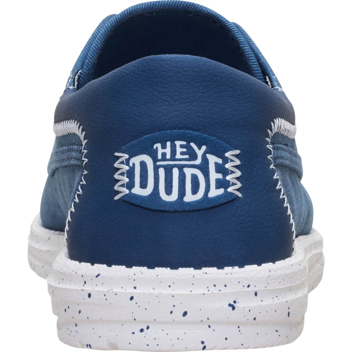 HEYDUDE Men Wally Cru Stretch Canvas, Ensign Blue, 10