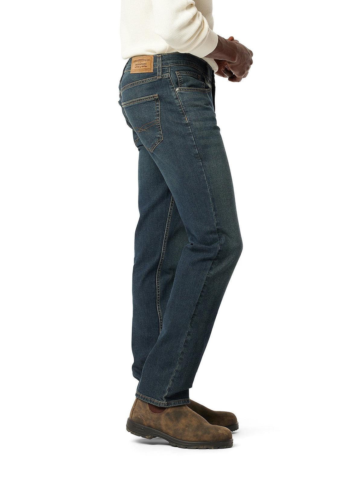 Levi Strauss Signature Men's Straight Fit Jeans