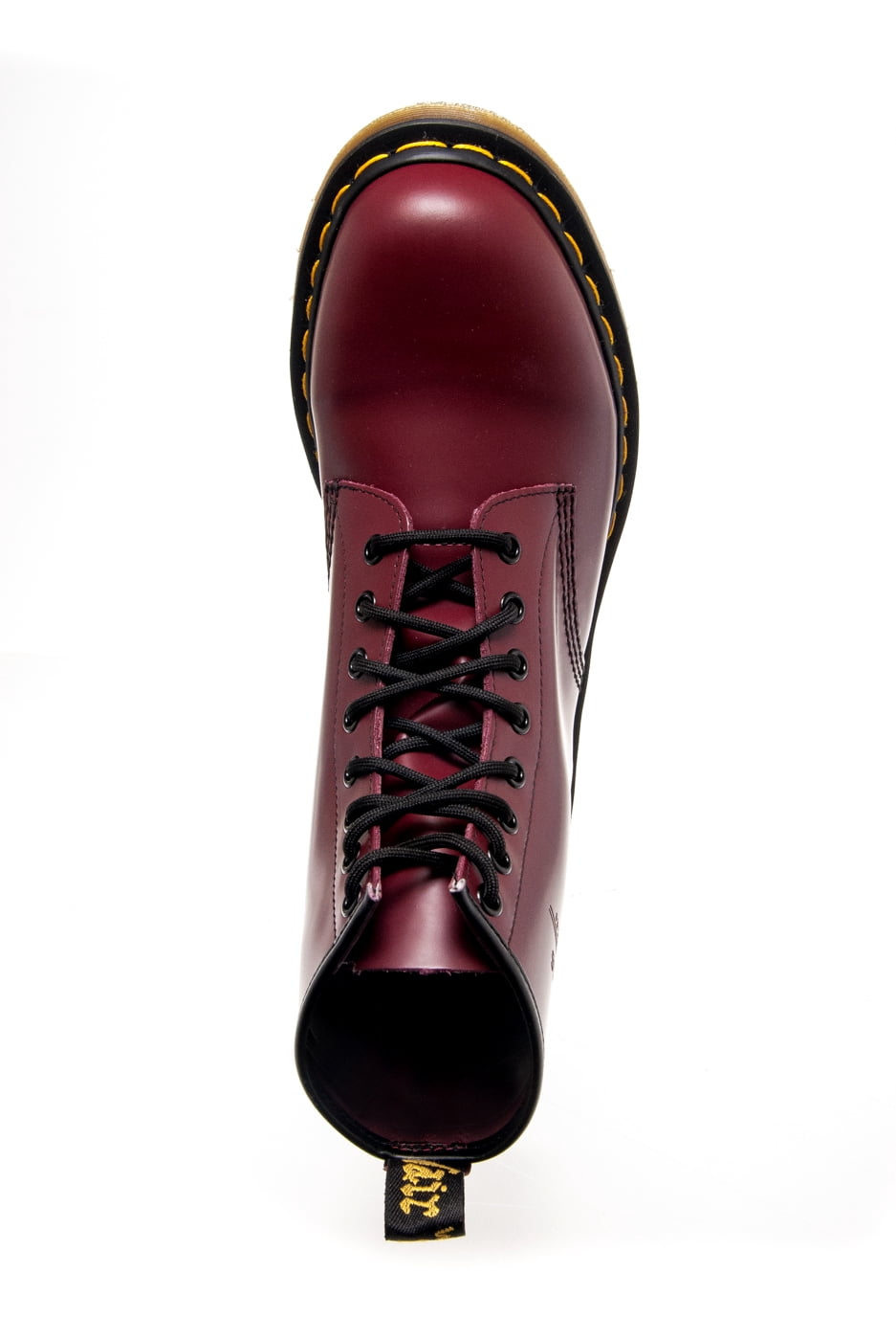 Dr. Martens Unisex 1460Z DMC 8 Lace Up Cherry Red Smooth Leather Boots Shoes Doc