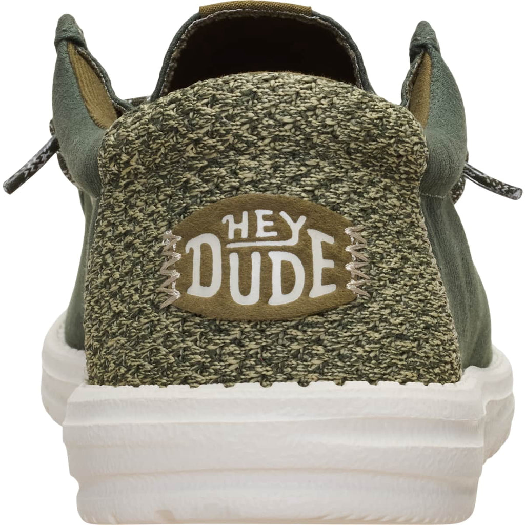 HEYDUDE Wally Heathered Knit, Black, 9