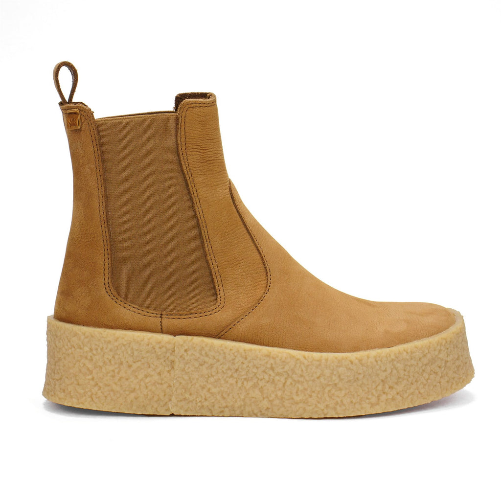 El Naturalista Women's Dolmen Platform Ankle Boots, Pleasant Honey,8 M US