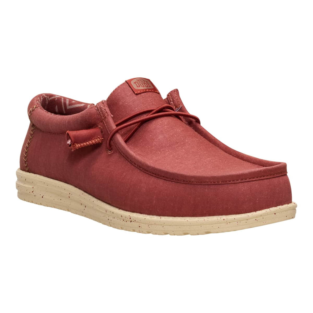 HEYDUDE Men Wally Stretch Canvas, Light Grey, 8