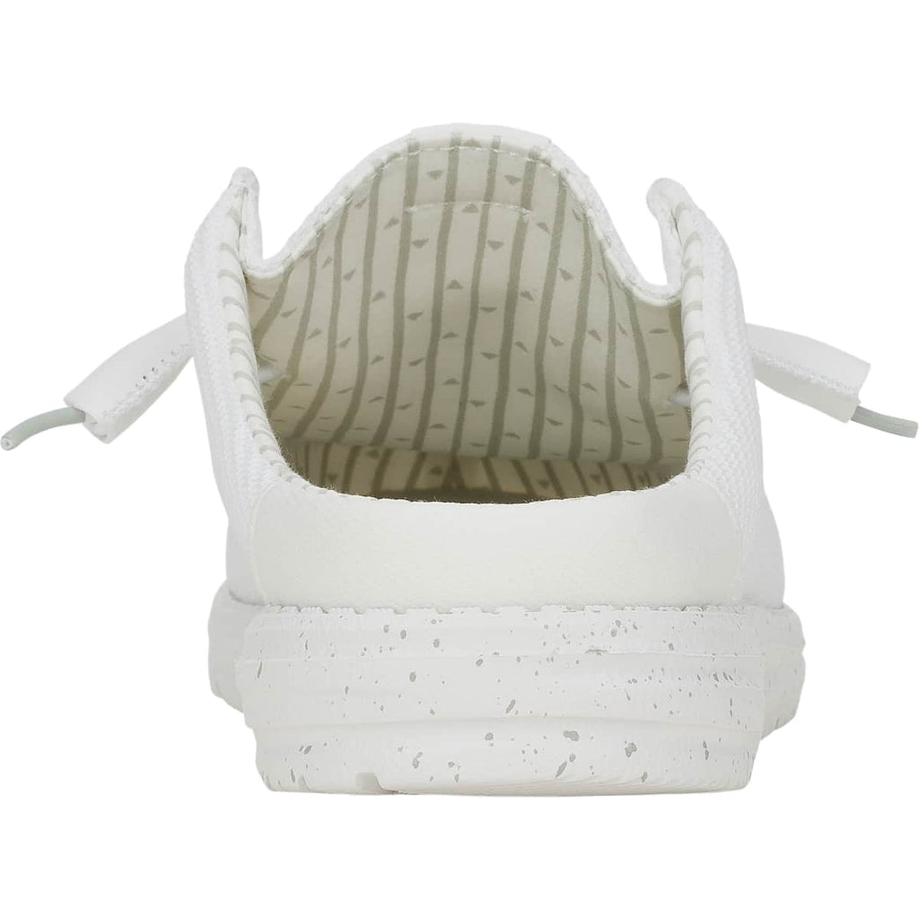 HEYDUDE Men Wally Slip Stretch Sox, White, 12