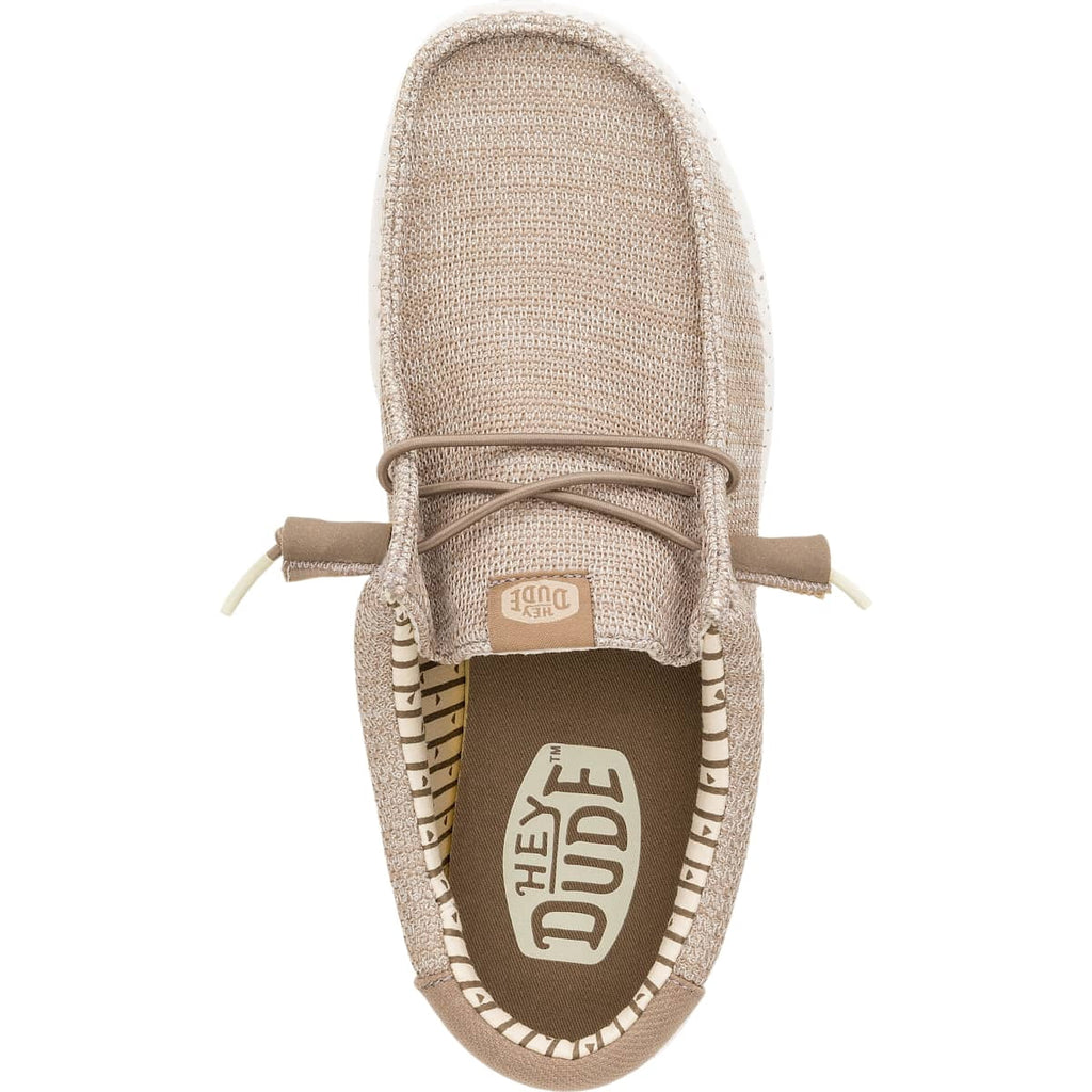 HEYDUDE Men Wally Stretch Sox Wide, Gray, 10