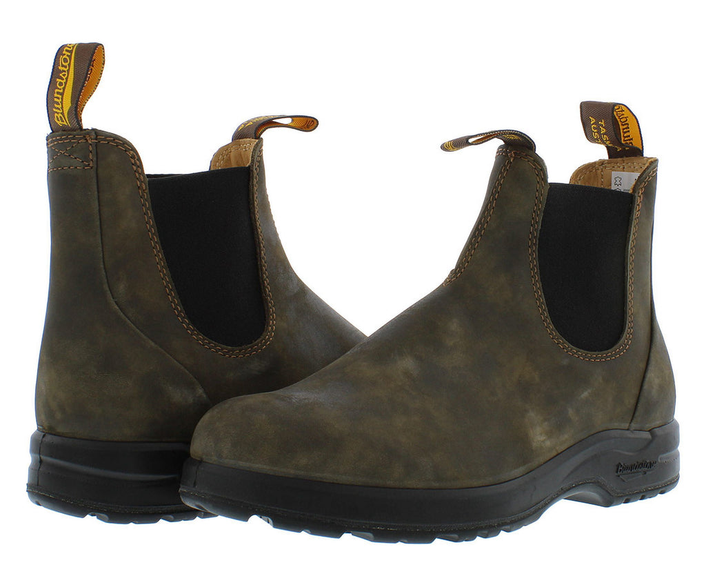Blundstone 2056 All Terrain Elastic Sided Boot Unisex Shoes Size 4.5, Color: Rustic Brown
