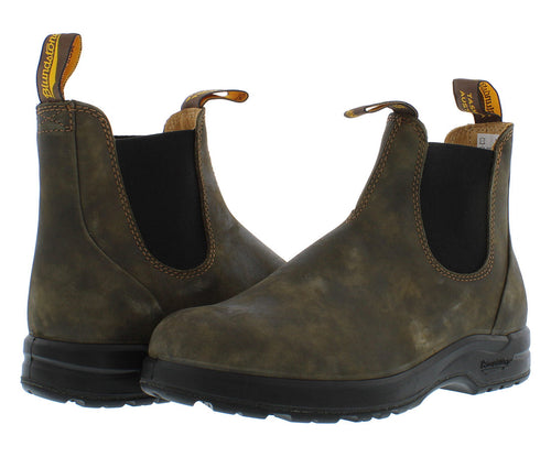 Blundstone 2056 All Terrain Elastic Sided Boot Unisex Shoes Size 4.5, Color: Rustic Brown